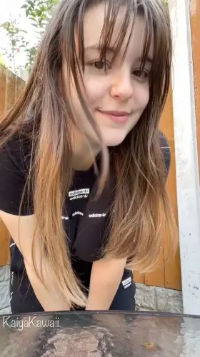 Flashing in the garden is fun!