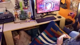 Under the desk support during a PvP match