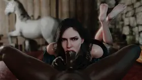 Yennefer sucking dick (Pewposterous) [The Witcher]