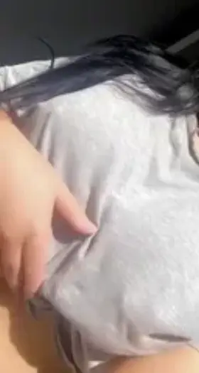 Revealing my big tits makes me horny 😈💦