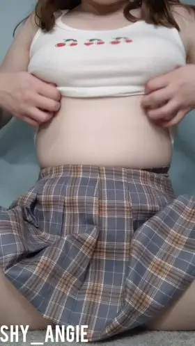 My boobs are pretty small, but I hope they can still make you hard 😋