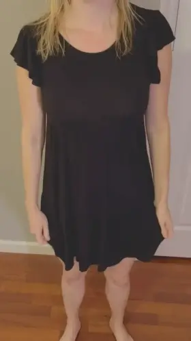 Here’s a little peek under my dress (36f)