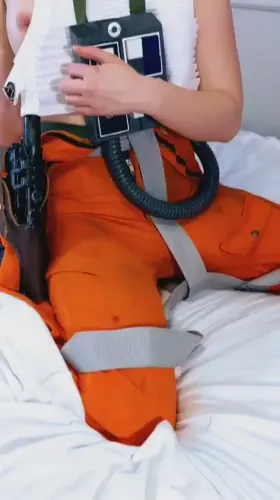 Rebel Pilot from Star Wars by Rebel Girl North! Rebellion’s newest and naughtiest X-Wing Pilot, Rebel Girl North 😘❤️