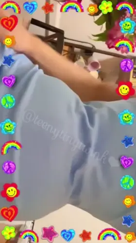 Touching myself in my kitchen- hope mom doesn’t catch me 🥴