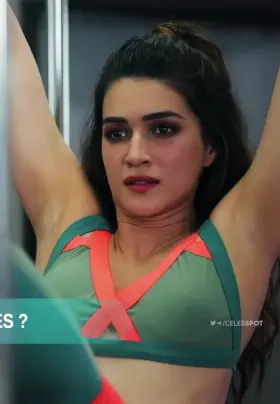 Amazing workout moves of kriti sanon 🤤💦