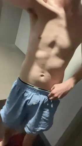 Just a teen cock in the hotel halls. May have been drunk