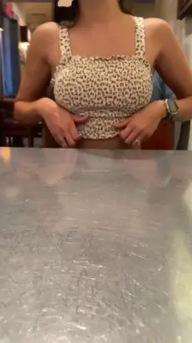 Food was taking forever so I decided to warm up the desserts [gif]