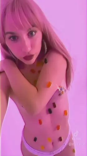 Would you like to eat this gummy bears from my pussy?