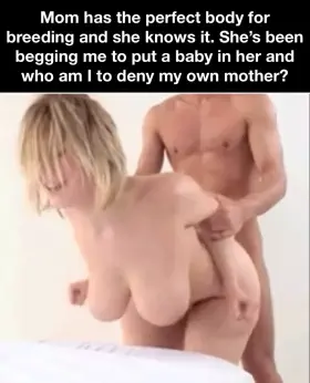 Good boys do what mommy wants.