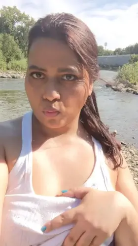 Would you suck my titties by the river?