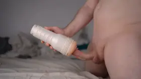 Two throbbing ruined orgasms from my fleshlight