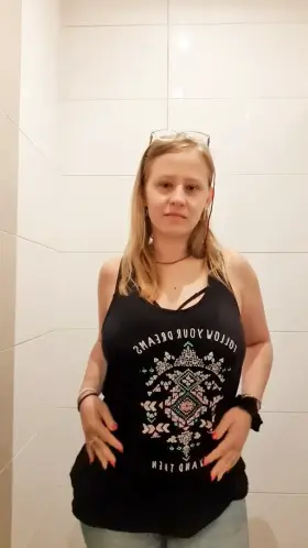 #TittyDrop And here I did a quick tittydrop in the restroom of a michelin starred restaurant. Heh. Just kidding, a regular pork loin and cabbage place.