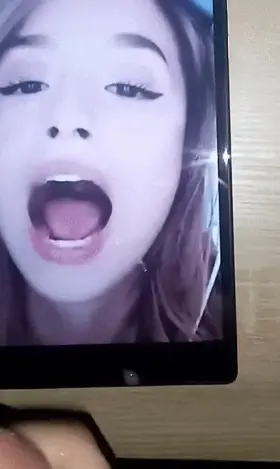 Messing up with Pokimane's face