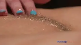 Flexible blonde babe is fucked by plump bum lesbian