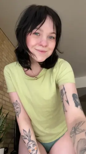 Tiny tits and a sprinkle of tattoos