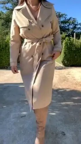 Wanna know what is underneath the trench coat?