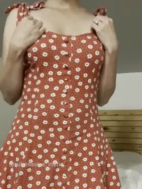 Playing with my perky milf tits.