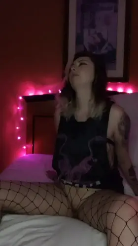 The way she looks at me when she knows you're watching 😏