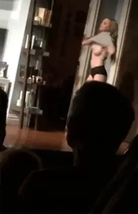 Amanda Seyfried Showing Her Perky Tits During A Play