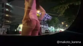 Changing my dress for the traffic and everyone else too see