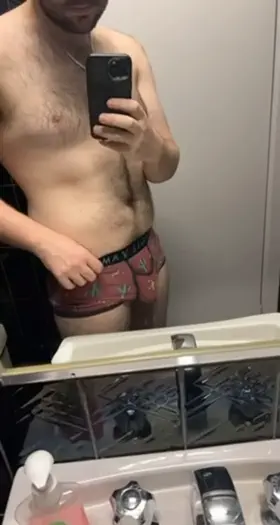 Getting changed for the gym