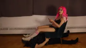 My Human Foot Rest ;)