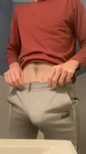 Whipping it out with a surprise explosion at the end!