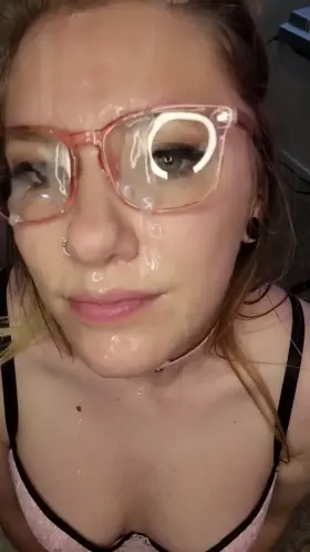 My face was meant to be covered with cum