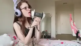 I thought this sub might enjoy this lil clip from my first ever naughty ASMR video