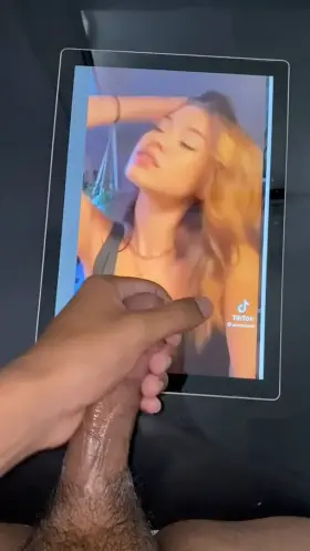 Unloaded all over Ava Rose 💦😈 the perfect cumslut!