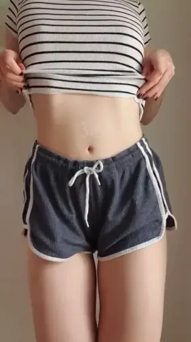 Would you suck on my tiny tits if I asked you nicely?