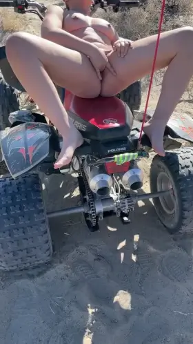 Rode ahead of friends to have a little fun 😋