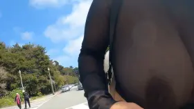 Nipple Piercing Big Tits Flashing Amateur