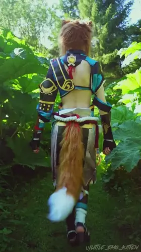 Gorou (Genshin Impact) cosplay malfunction by little_emo_kitten