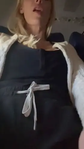 What else am I gonna do while sitting on my flights last row?