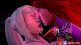 Starfire and Samus Go At It