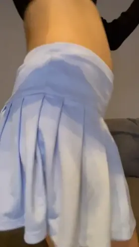 can i dance on ur dick in my mini skirt?