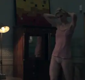 Elizabeth Debicki amazing nude body in The Burnt Orange Heresy (2019)