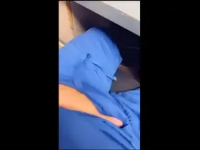 Nurse Dixie gets horny at work all the time