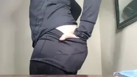 Amazing white asscheeks