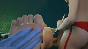 Brigitte forced Orgasm (baronstrap)