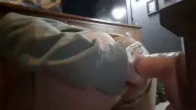 Getting butt fucked by my big dildo