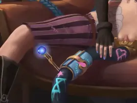 jinx masturbating (boobdollz )[ league of legends]