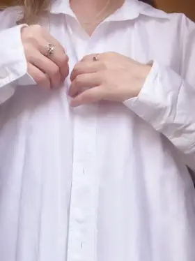 I enjoy wearing my husbands shirt