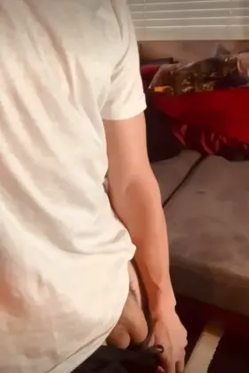 Exposing my soft cock