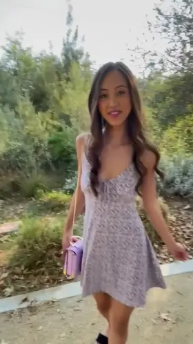 Making sure no one is looking.