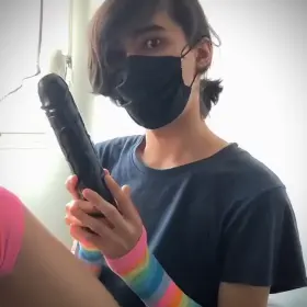 Wish a real cock would come replace my dildo~