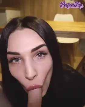 Deep blowjob and nice facial for this blowjob queen