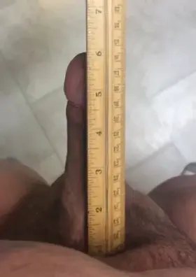 Posting a vid because I feel like people won’t believe my bone pressed measurement adds about 2 inches. Fat guy with a big fat pad 🤷‍♂️. I can post some pics later with girth as well.