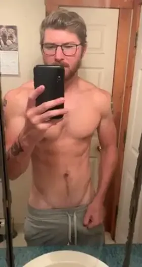 Showing off my ink and my big dick
